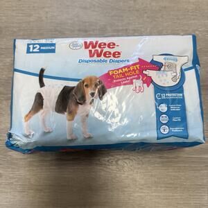 dog diapers female medium X 10 Open Package